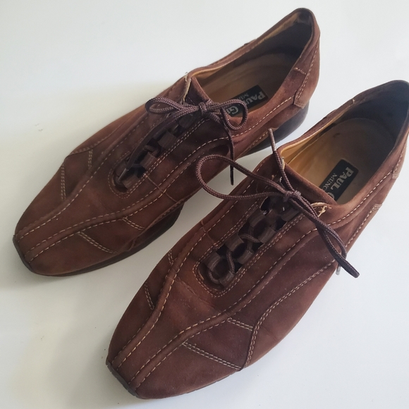 Paul Green Shoes Paul Green Munchen Brown Suede Sneakers Size 8 Poshmark